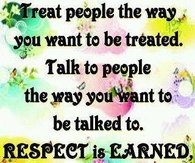 respect is earned