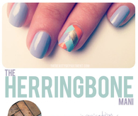 DIY Herringbone Mani