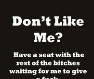 Don't like me?