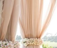 Flower Wrapped Curtains
