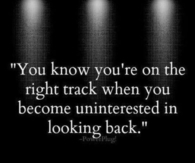 You know your on the right track when