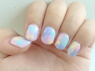 Cute pastel nail art