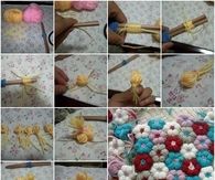 DIY Yarn Flowers
