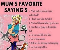 mums favorite sayings