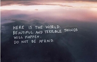 Here is the world