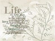 Life is to short