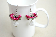 DIY Bridesmaid Jewelry Earrings out of Pearls 