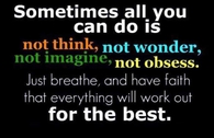 sometimes all you can do