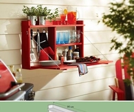 DIY Wall Mounted Folding Table