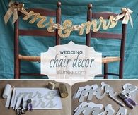 Chair wedding decor