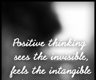 Positive thinking 