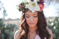 Hair floral crown