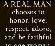 A real man