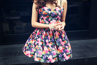 Summer floral dress