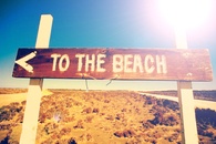 To the beach