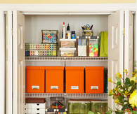 Uniform storage boxes and clear containers