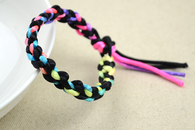 DIY ombre string bracelet
