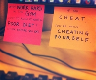 You are only cheating yourself
