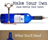 DIY Wine Bottle Tiki Torch