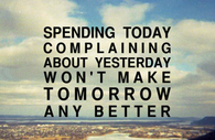 Spending today complaining 