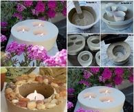 DIY Outdoor Candle Holder