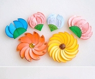 DIY Flower Wheel Crafts