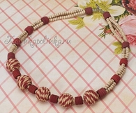 DIY Clay Beads Collar