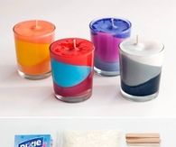 DIY Multi Color Candle