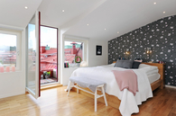 Modern Style Patio Bedroom