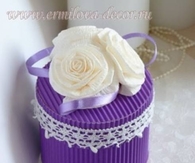 DIY corrugated paper gift box