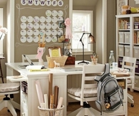 Kid Desk Organization