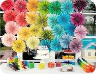 Paper Rosette Party Decorations