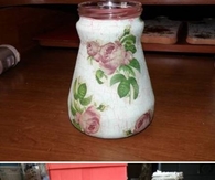 DIY Flower Fabric Jar