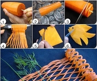 Carrot Food Art