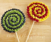 Swirly Pop Fruit Pizzas