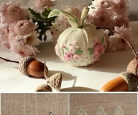 DIY Fabric Apple Decor