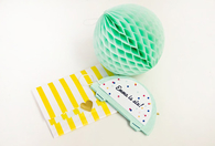 Honeycomb party invitation