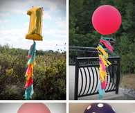 Festive party balloons