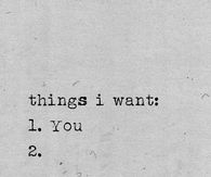Things i want