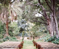 Wedding ceremony tropical
