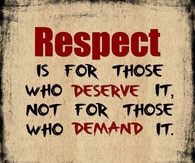 respect