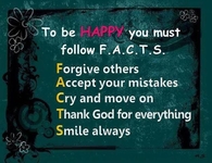 to be happy