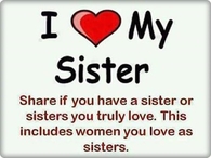 I love my sister