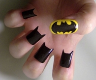 Batman Nail Art