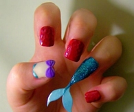 Mermaid nails
