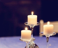 Glass centerpieces