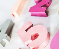 Paper number pinatas