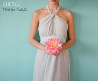 Simple bridesmaid dress