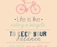 Albert Einstein, Keep Moving