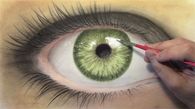 Painted eye